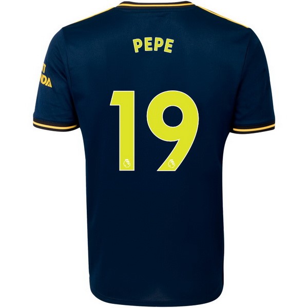 Camiseta Arsenal NO.19 Pepe Tercera equipo 2019-20 Azul